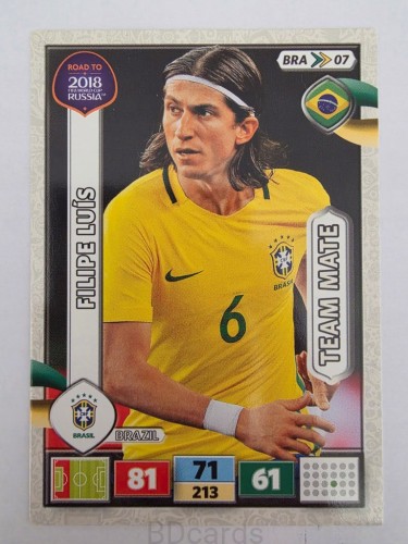 2018 Panini Road To World Cup Russia Filipe Luis Brazylia Bra 7
