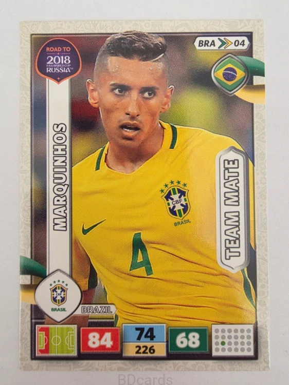 2018 Panini Road To World Cup Russia Marquinhos Brazylia Bra 4