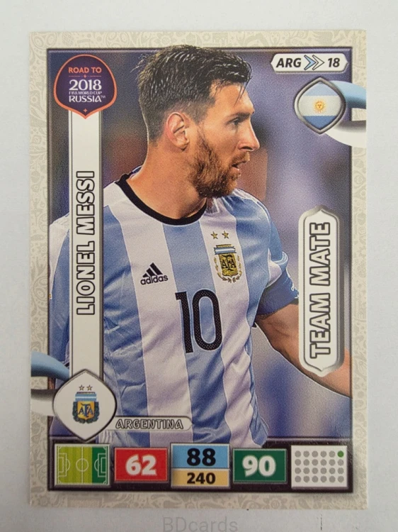 2018 Panini Road To World Cup Russia Messi Argentyna Arg 18