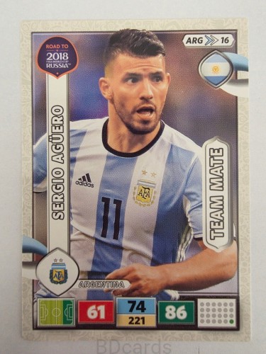 2018 Panini Road To World Cup Russia Sergio Ramos Argentyna Arg 16