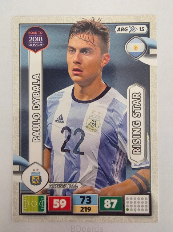 2018 Panini Road To World Cup Russia Paulo Dybala Argentyna Arg 15