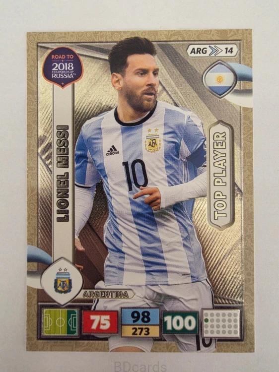 2018 Panini Road To World Cup Russia Messi Top Player Argentyna Arg 14