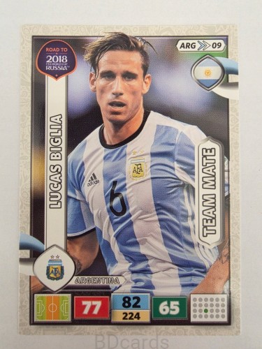 2018 Panini Road To World Cup Russia Lucas Biglia Argentyna Arg 9