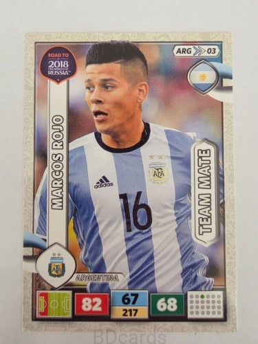 2018 Panini Road To World Cup Russia Marcos Rojo Argentyna Arg 3