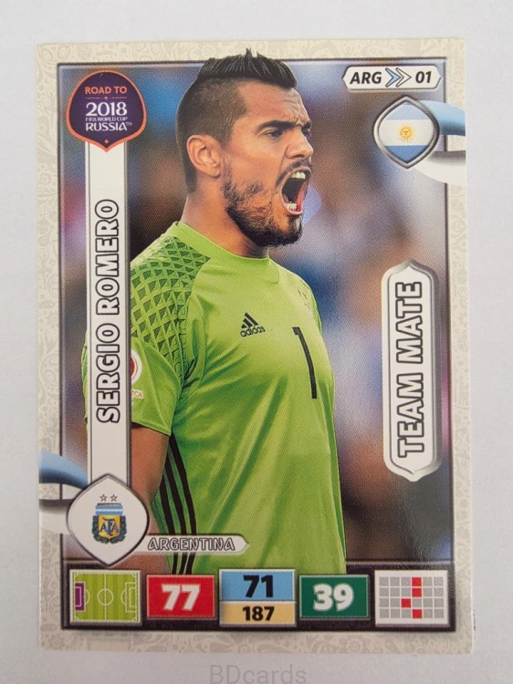 2018 Panini Road To World Cup Russia Sergio Romero Argentyna Arg 1