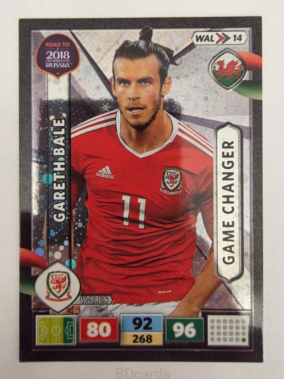 2018 Panini Road To World Cup Russia Gareth Bale Game Changer Walia Wal 14
