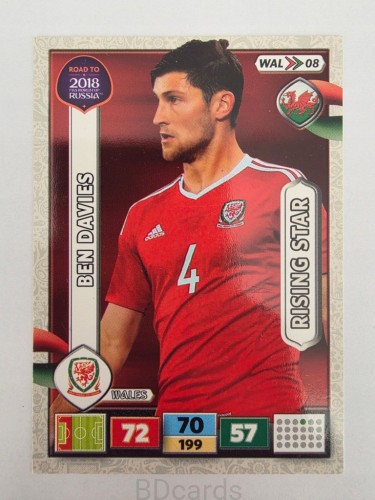 2018 Panini Road To World Cup Russia Ben Davies Walia Wal 8