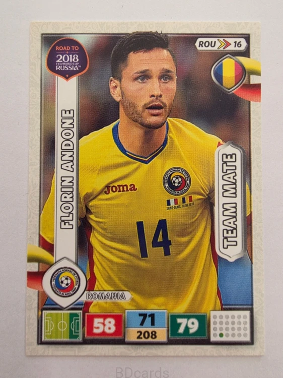 2018 Panini Road To World Cup Russia Florin Andone Rumunia Rou 16