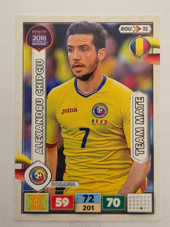 2018 Panini Road To World Cup Russia Aleksandru Chipciu Rumunia Rou 16
