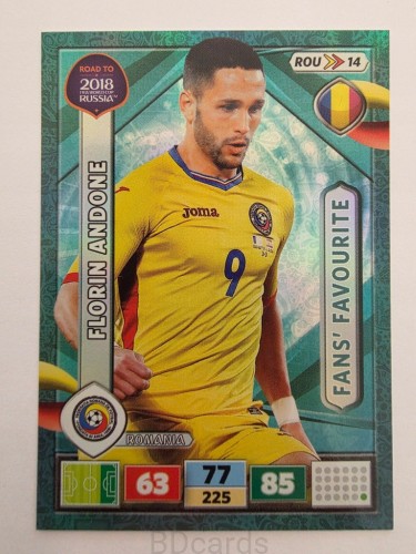 2018 Panini Road To World Cup Russia Florin Andone Fans Rumunia Rou 14