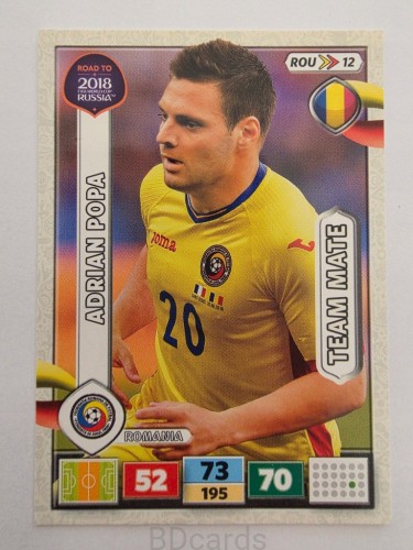 2018 Panini Road To World Cup Russia Adrian Popa Rumunia Rou 12