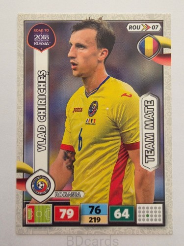 2018 Panini Road To World Cup Russia Vlad Chiriches Rumunia Rou 7