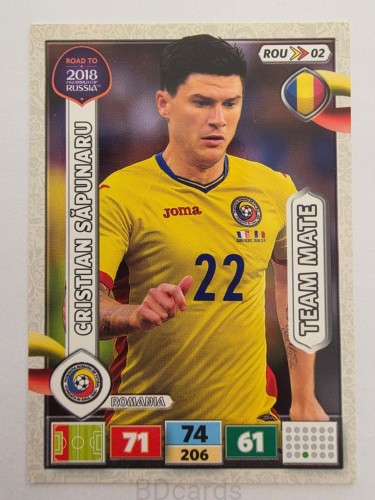 2018 Panini Road To World Cup Russia Christian Sapunaru Rumunia Rou 2
