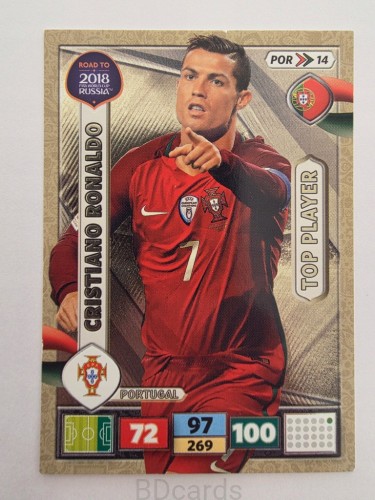2018 Panini Road To World Cup Russia Cristiano Ronaldo Portugalia Por 14