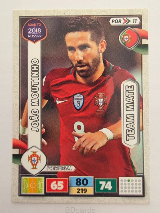 2018 Panini Road To World Cup Russia Joao Moutinho Portugalia Por 11