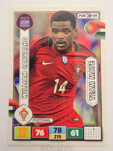 2018 Panini Road To World Cup Russia William Carvalho Portugalia Por 9