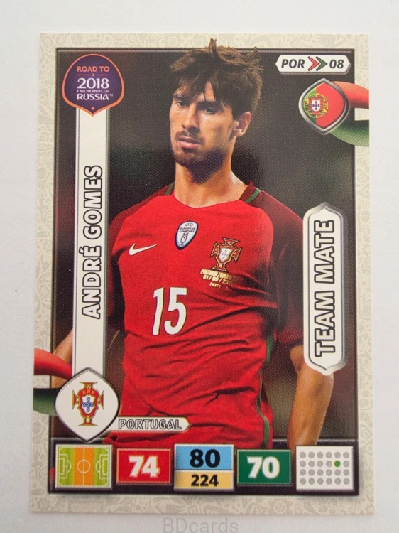 2018 Panini Road To World Cup Russia Andre Gomes Portugalia Por 8