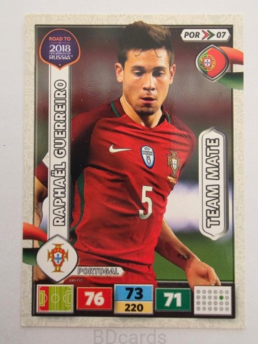 2018 Panini Road To World Cup Russia Raphael Guereiro Portugalia Por 7