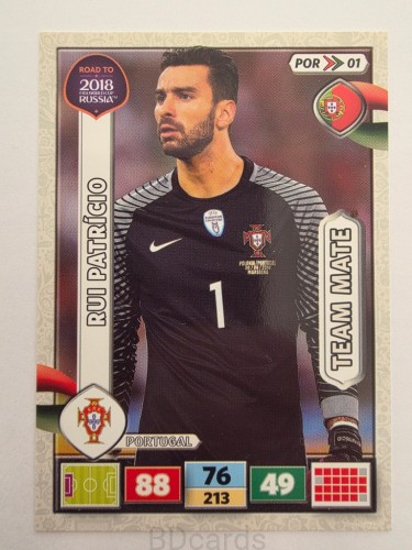 2018 Panini Road To World Cup Russia Rui Patricio Portugalia Por 1