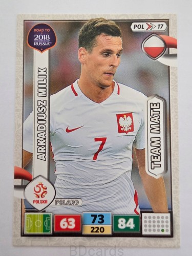 2018 Panini Road To World Cup Russia Arkadiusz Milik Polska Pol 17