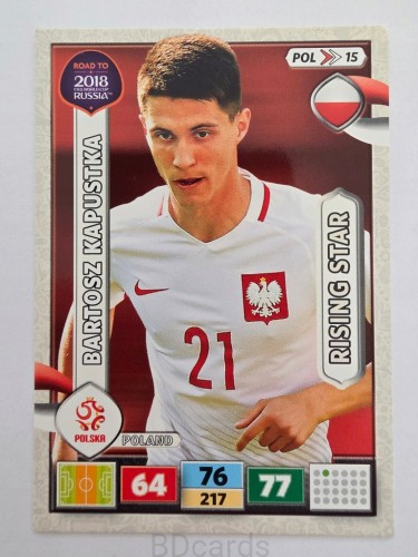 2018 Panini Road To World Cup Russia Bartosz Kapustka Polska Pol 15
