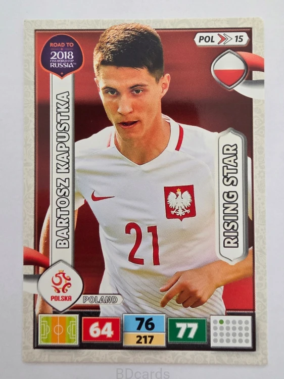 2018 Panini Road To World Cup Russia Bartosz Kapustka Polska Pol 15