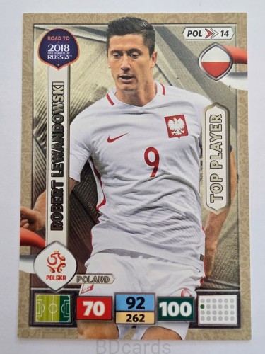 2018 Panini Road To World Cup Russia Robert Lewandowski Polska Pol 14