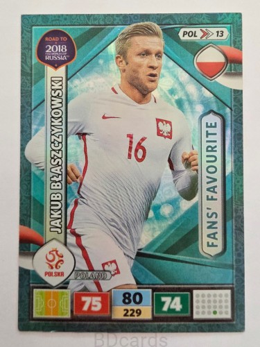 2018 Panini Road To World Cup Russia Jakub Błaszczykowski Polska Pol 13