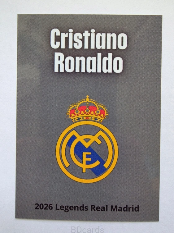 2026 Karta Cristiano Ronaldo Real Madryt Legends Limited Edition /BD16
