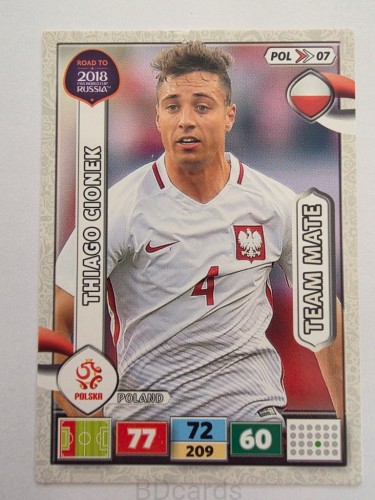 2018 Panini Road To World Cup Russia Thiago Cionek Polska Pol 7