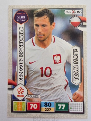 2018 Panini Road To World Cup Russia Grzegorz Krychowiak Polska Pol 9