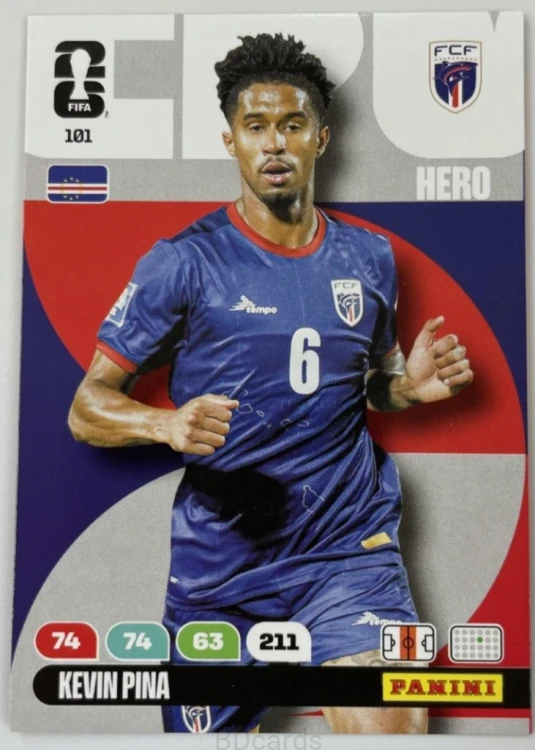2026 Panini World Cup Kevin Pina Cape Verde Nr 101 Hero /EC
