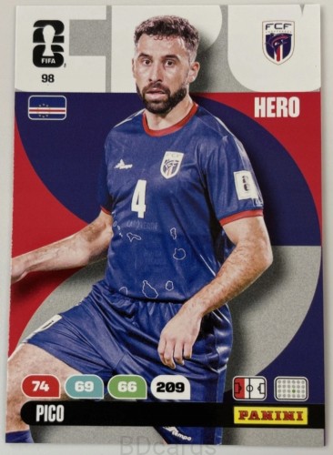 2026 Panini World Cup Pico Cape Verde Nr 98 Hero /EC