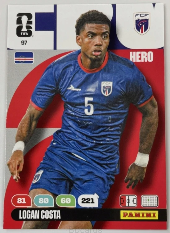 2026 Panini World Cup Logan Costa Cape Verde Nr 97 Hero /EC