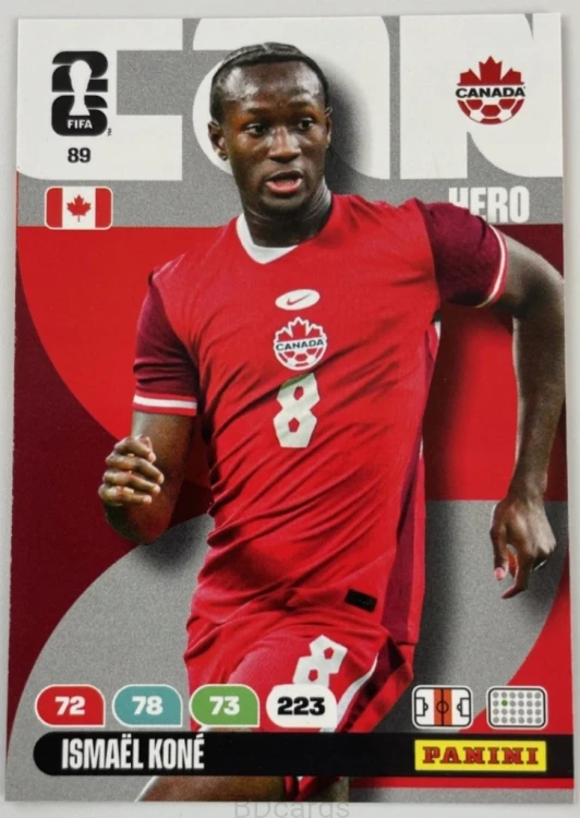 2026 Panini World Cup Ismael Kone Canada Nr 89 Hero /EC