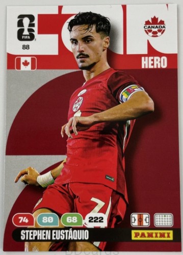 2026 Panini World Cup Stephen Eustaquio Canada Nr 88 Hero /EC