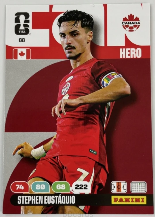 2026 Panini World Cup Stephen Eustaquio Canada Nr 88 Hero /EC