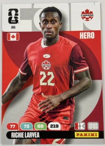 2026 Panini World Cup Richie Laryea Canada Nr 86 Hero /EC