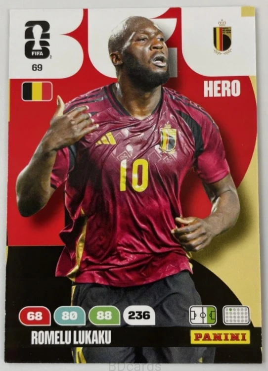 2026 Panini World Cup Romelu Lukaku Belgia Nr 69 Hero /EC