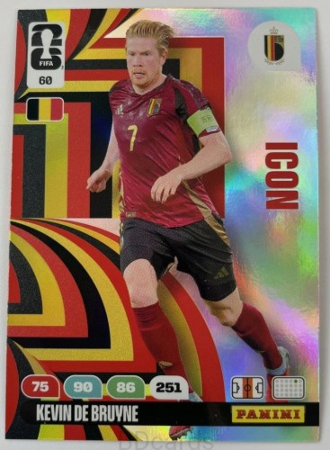 2026 Panini World Cup Kevin De Bruyne Belgia Nr 60 Icon /EC