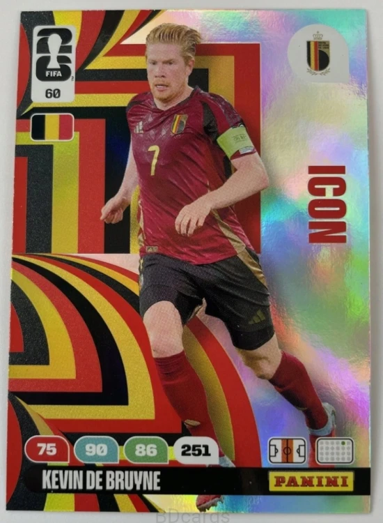 2026 Panini World Cup Kevin De Bruyne Belgia Nr 60 Icon /EC