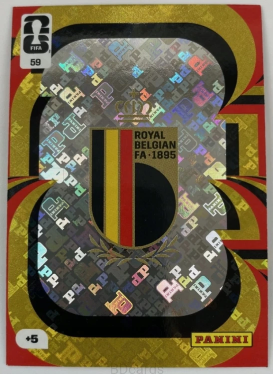2026 Panini World Cup Team Logo Belgia Nr 59 /EC