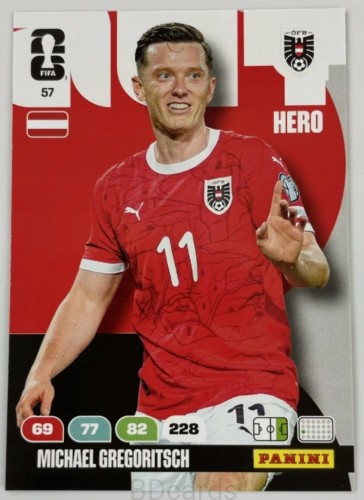 2026 Panini World Cup Michael Gregoritsch Austria Nr 57 Hero /EC