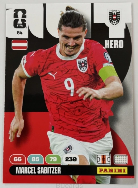 2026 Panini World Cup Marcel Sabitzer Austria Nr 54 Hero /EC
