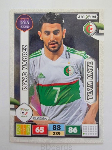 2018 Panini Road To World Cup Russia Riyad Mahrez Algieria Alg 4
