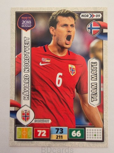 2018 Panini Road To World Cup Russia Havard Nordtveit Norwegia Nor 9