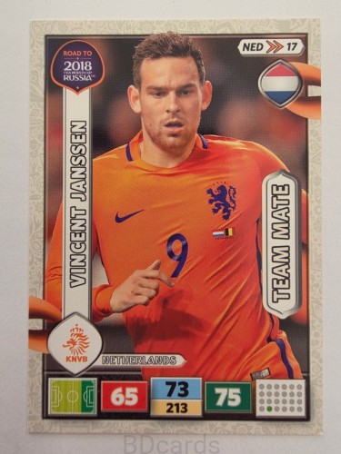 2018 Panini Road To World Cup Russia Vincent Janssen Holandia Hol 17