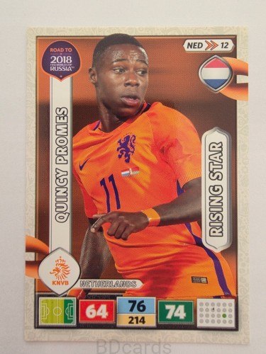 2018 Panini Road To World Cup Russia Quincy Promes Holandia Hol 12