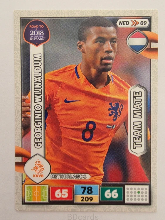 2018 Panini Road To World Cup Russia Wijnaldum Holandia Hol 9