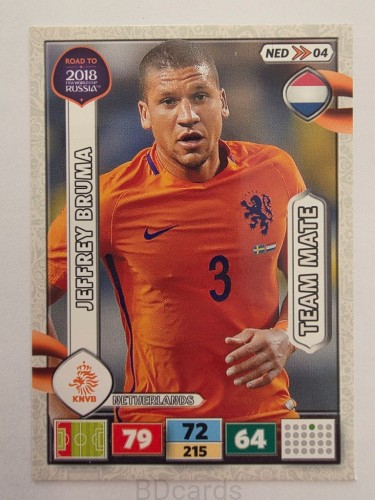 2018 Panini Road To World Cup Russia Jeffrey Bruma Holandia Hol 4